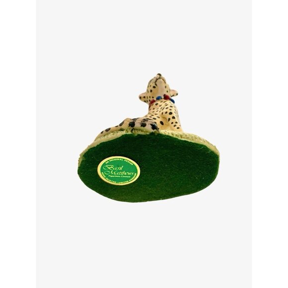 Cheetah Figurine by Basil Mathews Ceramic Handmade Sculpture Vintage Decor Gift - Picture 10 of 10